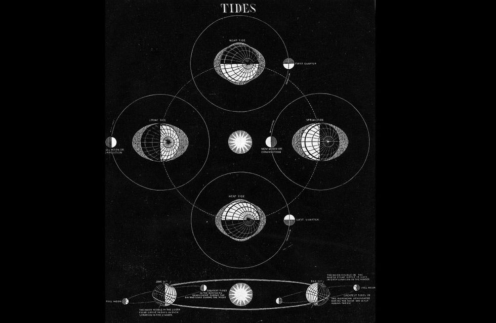 Representative Image Source: Tides caused by the cycles of the moon. Undated.