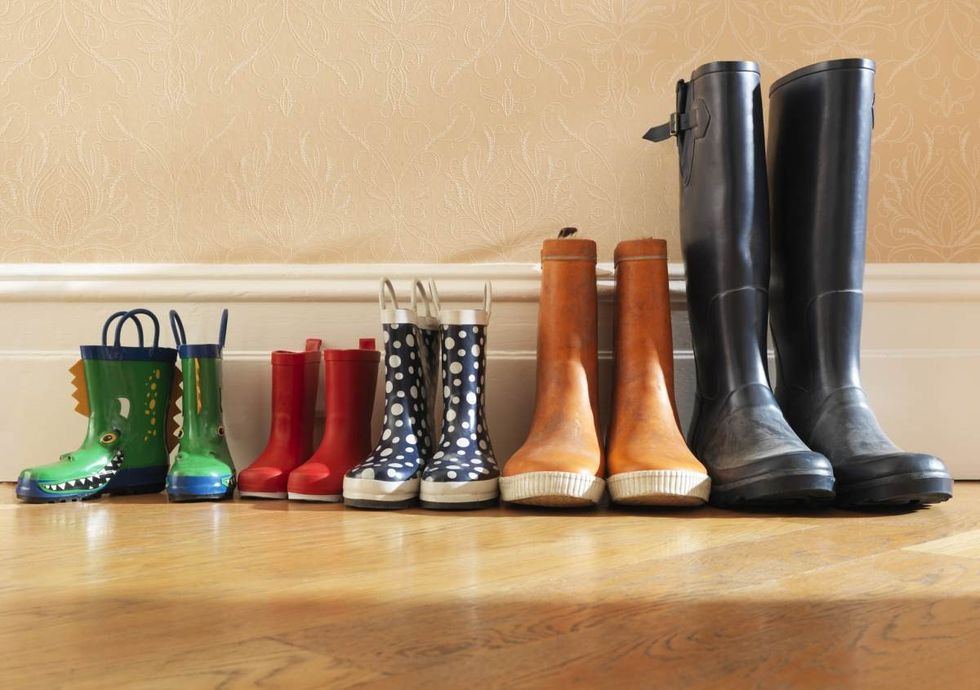 Representative Image Source: Wellington boots in a row in hallway (Getty Images)