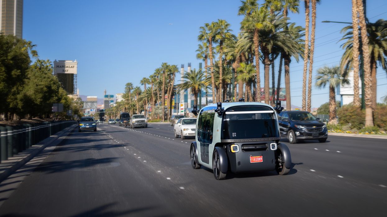 robotaxi, driverless vehicle, Las Vegas, Zoox, Amazon