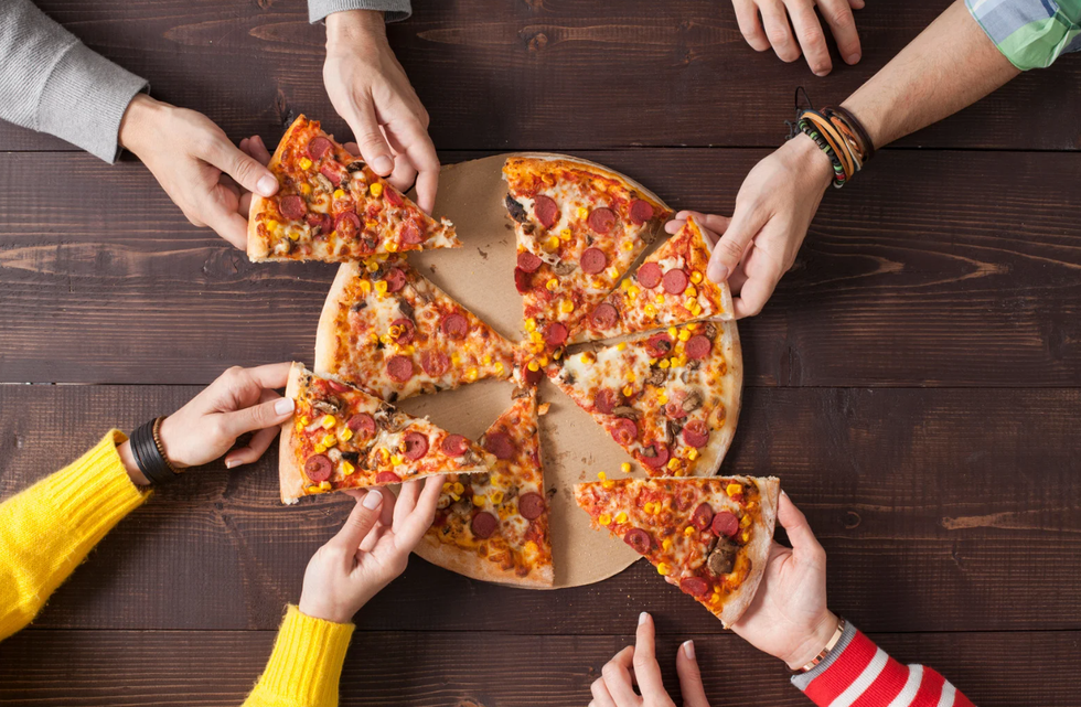 service, good deeds, food, homeless, help, helping the homeless, pizza