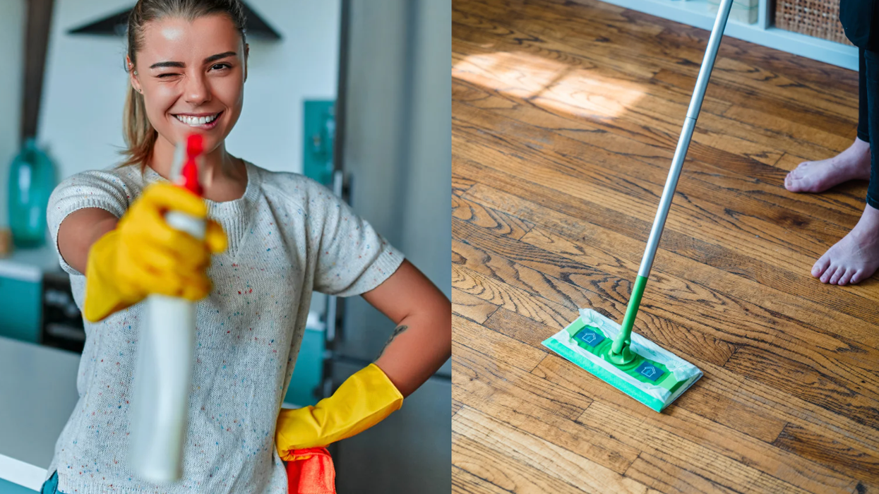 swiffer, cleaning hacks, money saving tips, life hacks, economy
