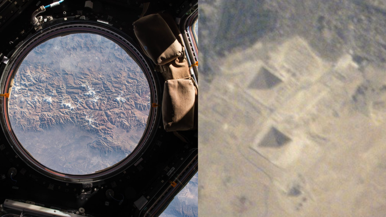 Terry Virts, astronaut, pyramids, Pyramids of Giza, International Space Station, ISS, NASA, space photography, View From Above, Expedition 43