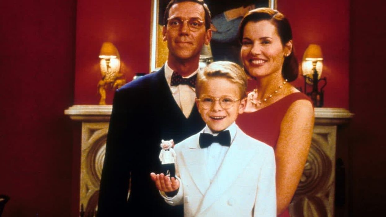 The cast of Stuart Little