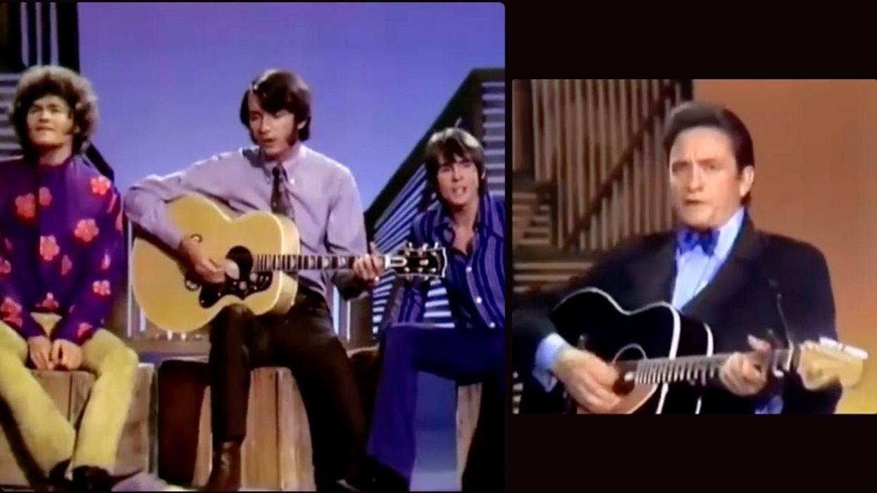 the monkees, johnny cash, the johnny cash show, davy jones, live music