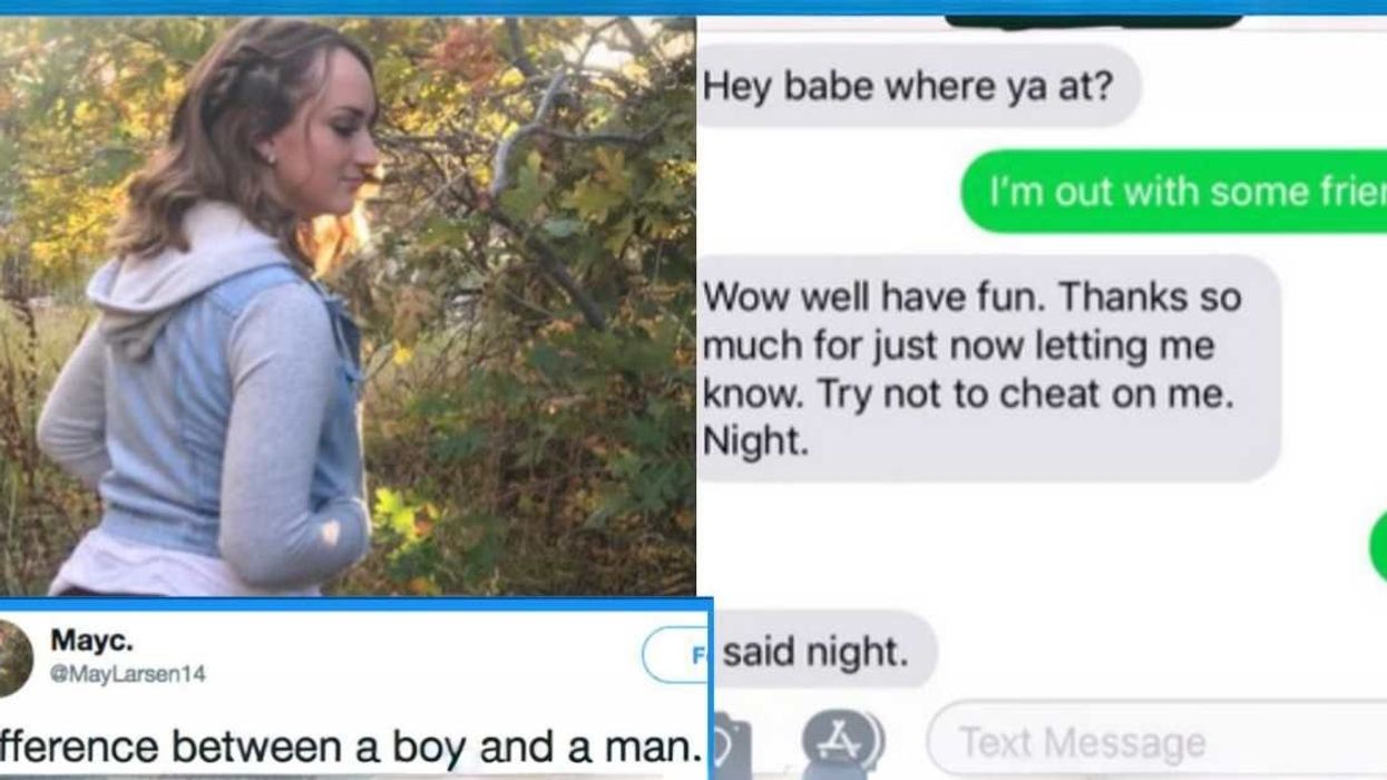 Woman shares texts showing the difference between a healthy and a controlling relationship