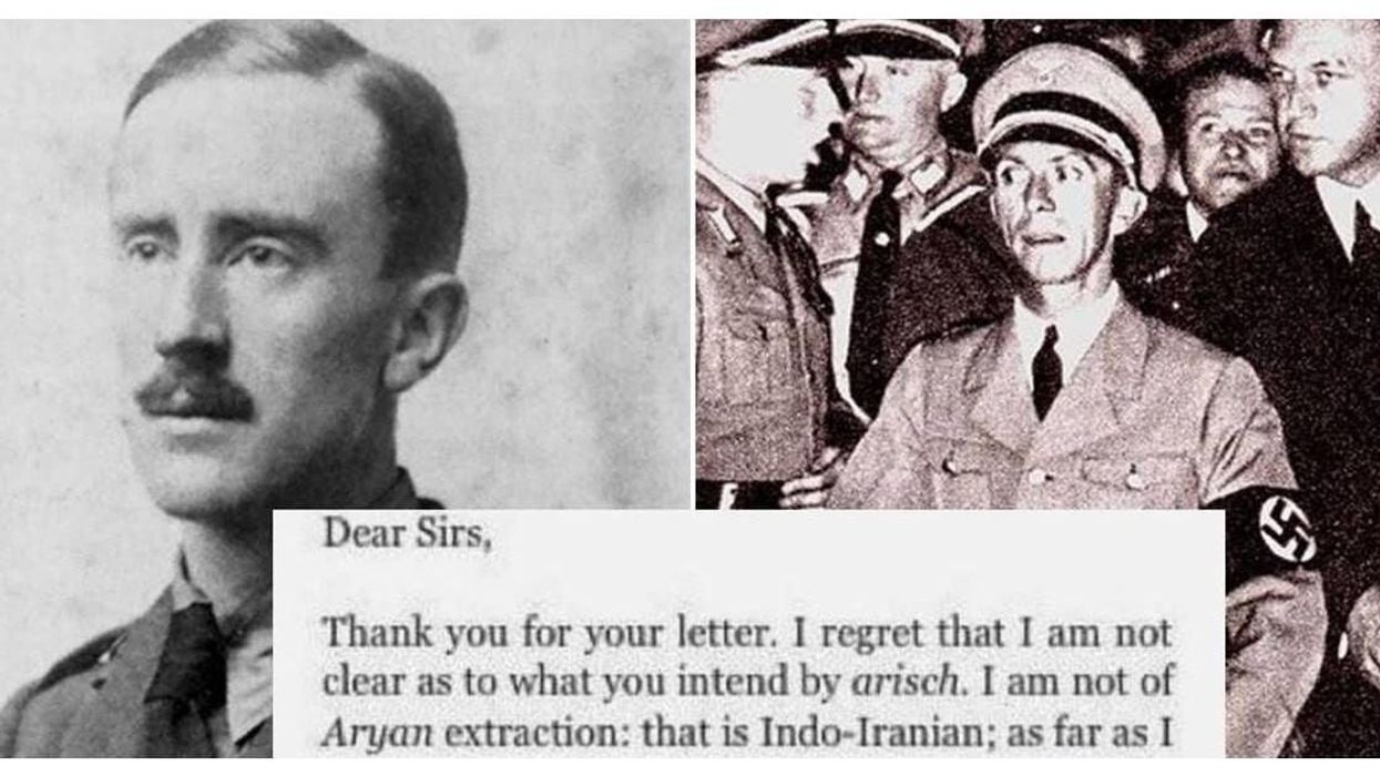 In 1938, Nazis demanded to know if ‘The Hobbit’ author was Jewish. He responded with a high-class burn.