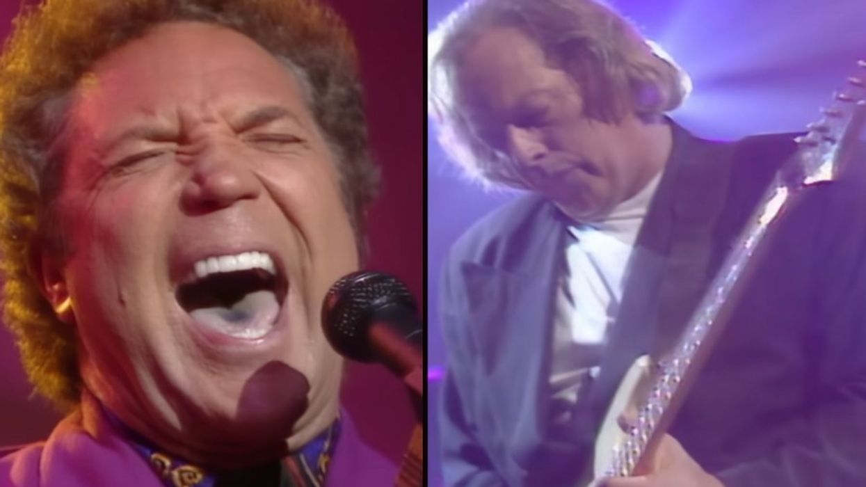 27 years ago Tom Jones and David Gilmour performed an astounding version of Prince's 'Purple Rain' - GOOD