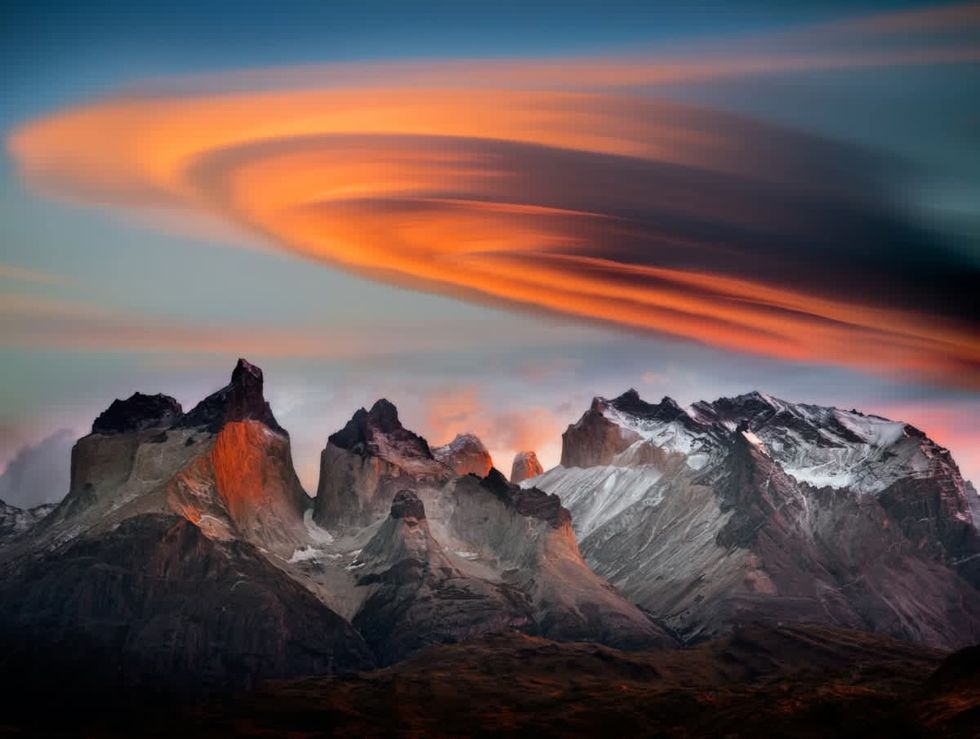 Torres del Paine Horns (Cuernos del Paine) Sunrise (Representative Image Source: Getty Images | Ignacio Palacios)