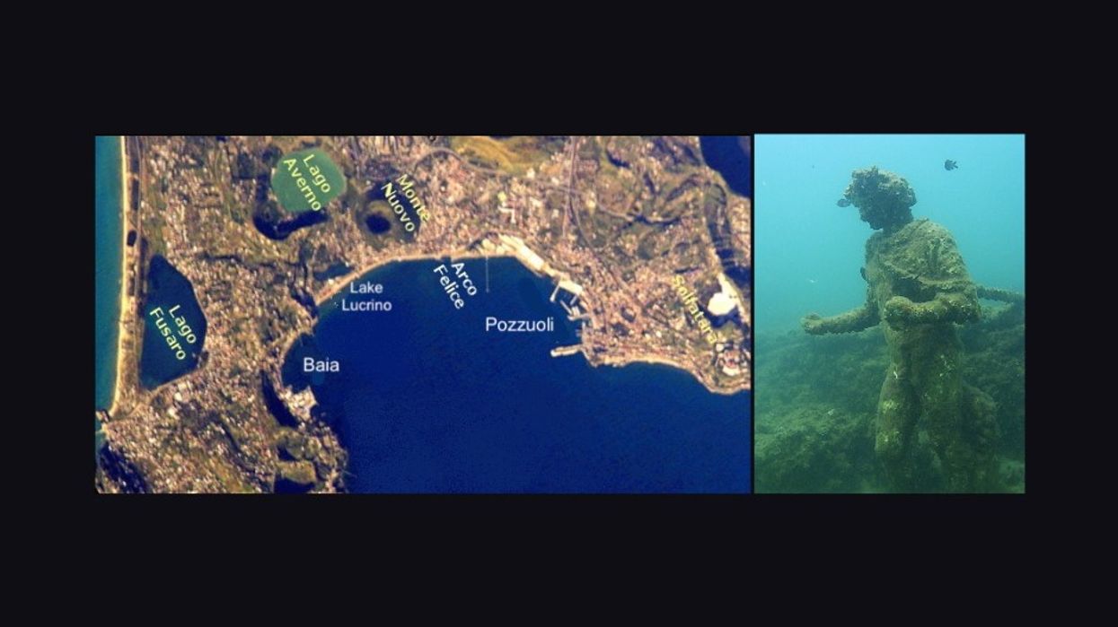 2000-year-old temple featured in 'Indiana Jones' found in the depths of Gulf of Puzzuoli