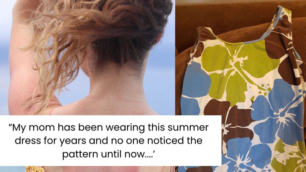 viral story, fashion fail, hidden pattern, optical illusion, imgur, funny fashion, nsfw, mom