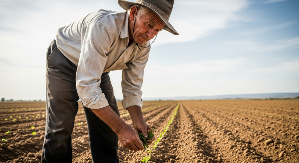 winston howes, heart shaped meadow, tree tribute, grief and love, viral photo, aerial heart tribute, janet howes, oak tree planting, hidden tribute, romantic gestures