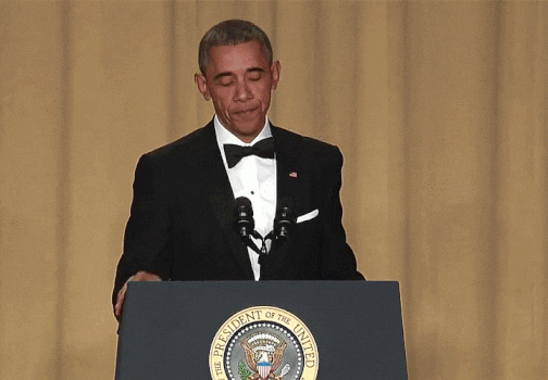 Barack Obama mic drop GIF.