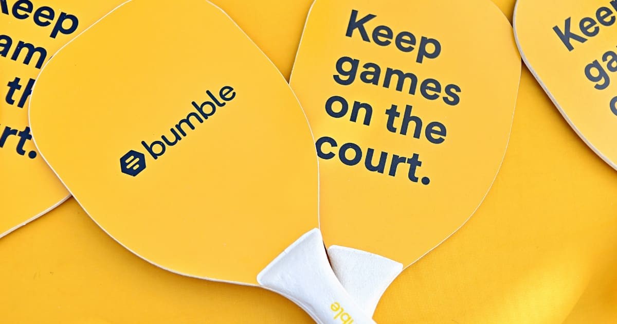 Representative Image Source: Bumble is seen during Pickle! For Purpose Celebrity Pickleball Tournament at Pepperdine University on September 30, 2023 in Malibu, California. (Photo by Charley Gallay/Getty Images for The Colton Underwood Legacy Foundation)