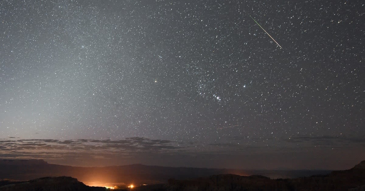 Representative Image Source: A Perseid meteor streaks across the sky above Inspiration Point early on August 12, 2016 in Bryce Canyon National Park, Utah.(Photo by Ethan Miller/Getty Images)