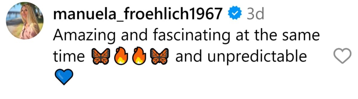 Image Source: Instagram I @manuela_froehlich1967