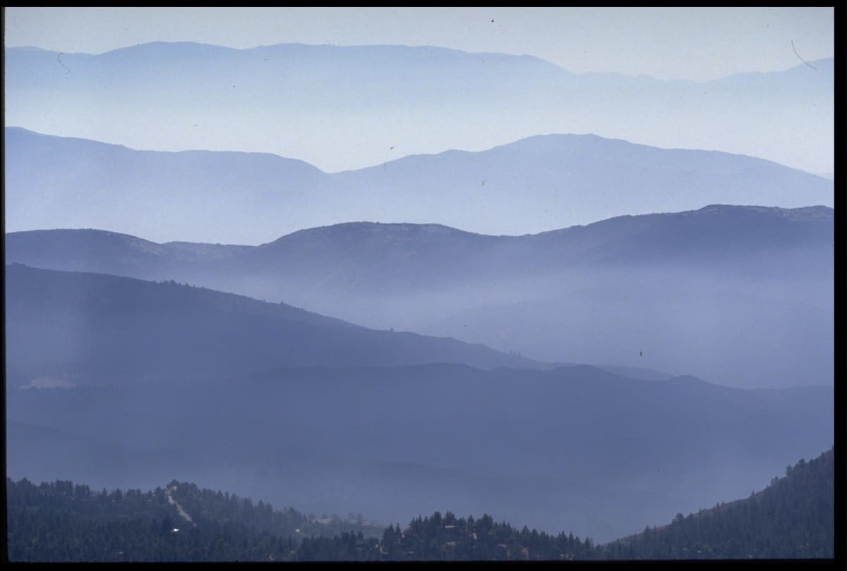 Image Source: 15 Nov 1994: A FOG LAYER COVERS THE HILLS AT IDYLLWILD, CALIFORNIA. (Photo by Mike Powell)