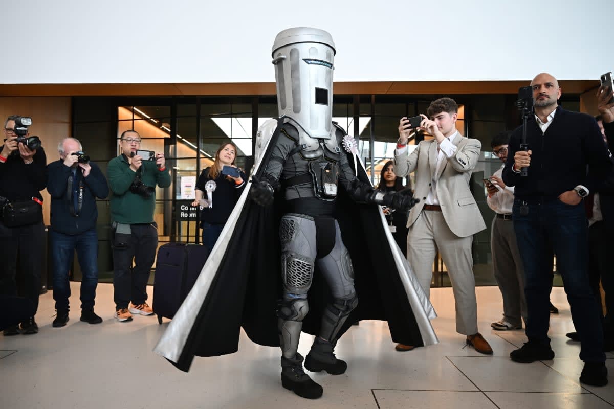 Image Source: London mayoral candidate Count Binface reacts after the results were announced in the London mayoral election at City Hall on May 4, 2024 in London, England. (Photo by Leon Neal/Getty Images)