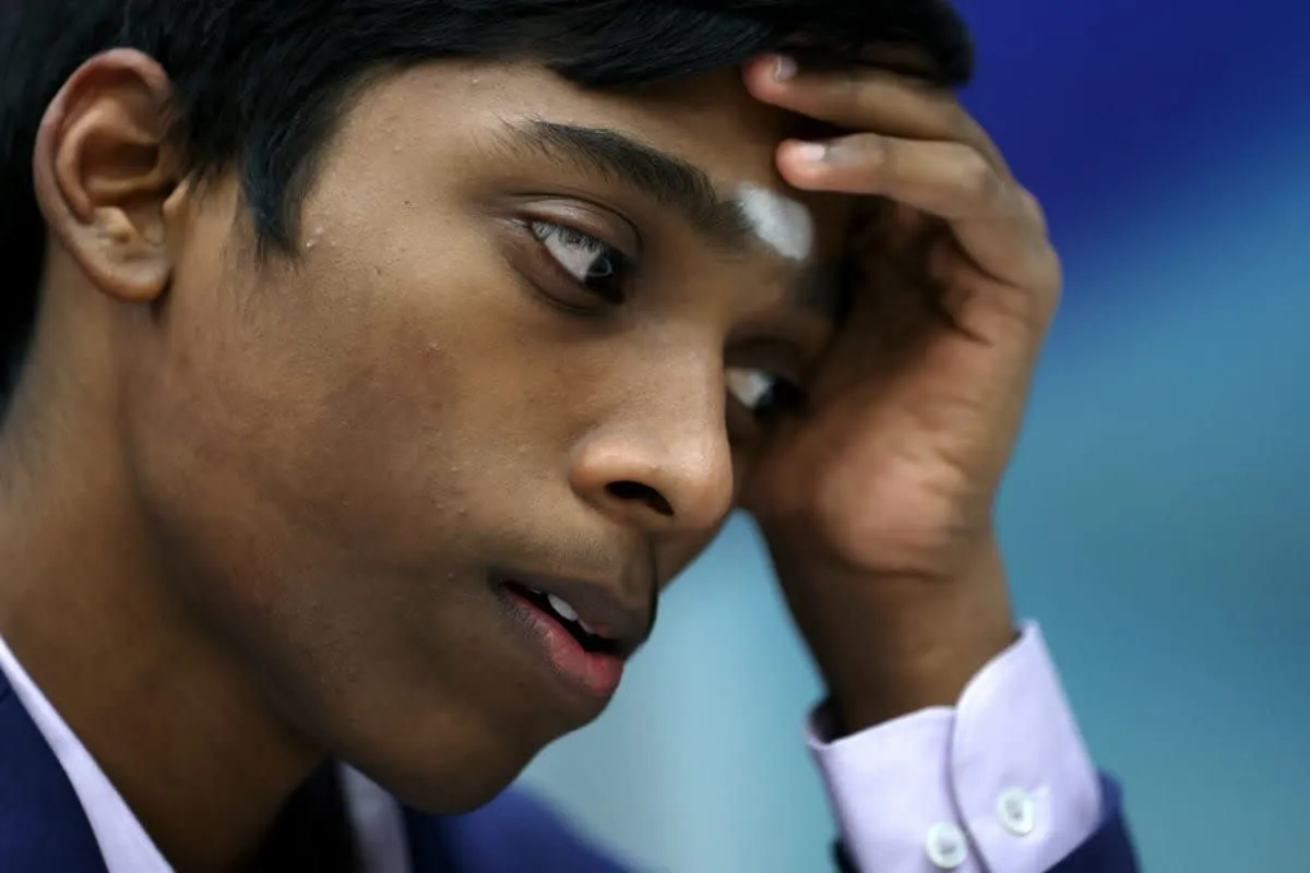 Representative Image Source: Rameshbabu Praggnanandhaa of India competes against Magnus Carlsen of Norway in Round 12 of the Masters Tata Steel Chess Tournament 2023 on January 28, 2023 in Wijk aan Zee near Haarlem, Netherlands. (Photo by Dean Mouhtaropoulos/Getty Images)