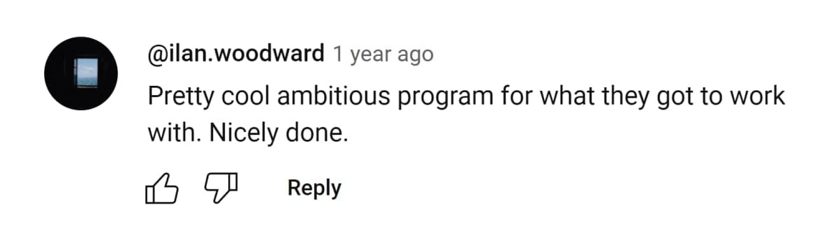 Image Source: Youtube I @ilan.woodward