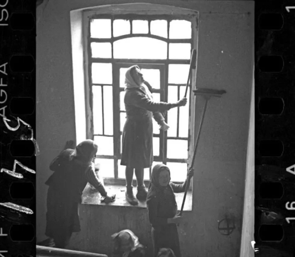 Cleaners in the ghetto.