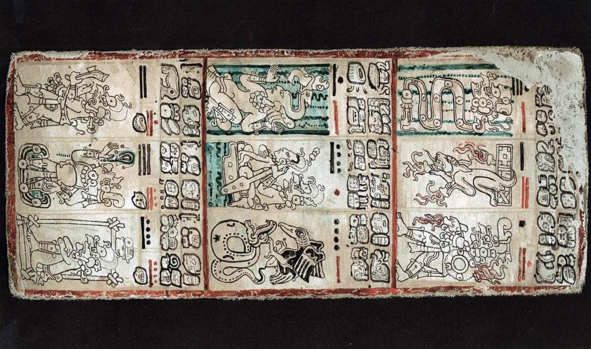 Image Source: Page from the Dresden Codex, Maya manuscript. It contains tables predicting astronomical occurrences with great accuracy.(Photo by Ann Ronan Pictures/Print Collector/Getty Images)
