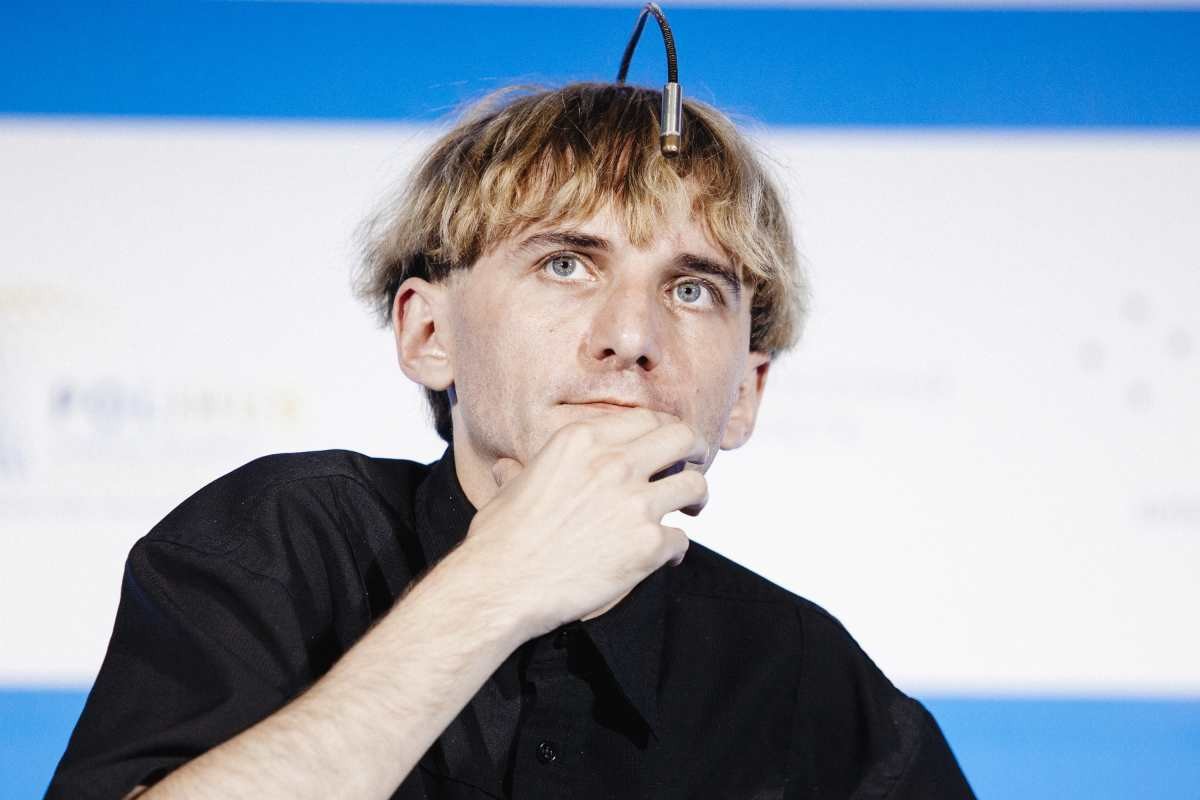 Image Source: Contemporary artist and cyborg activist Neil Harbisson best known for having an antenna implanted in his skull and for being officially recognised as a cyborg by a government attends Campus Party on July 21, 2017 in Milan, Italy. (Photo by Rosdiana Ciaravolo/Getty Images)