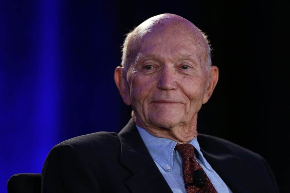 Image Source: American former astronaut and test pilot Michael Collins on March 16, 2019 in New York City. (Photo by Omar Vega/Getty Images)