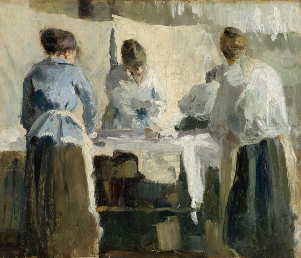 Representative Image Source: French Women Ironing , 1889. Found in the collection of Ateneum, Helsinki. Artist Wasastjerna, Torsten (1863-1924). (Photo by Fine Art Images/Heritage Images via Getty Images)