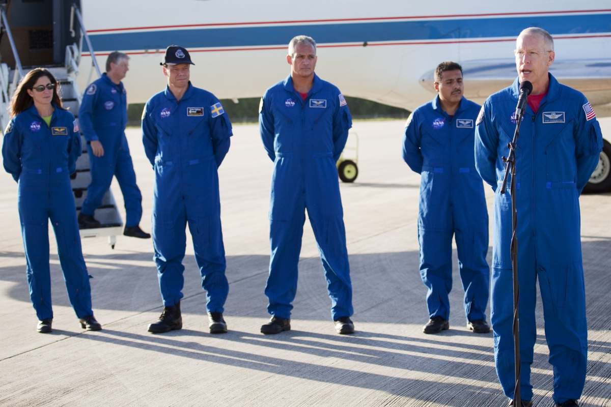Representative Image Source: Space Shuttle Discovery mission specialists Patrick Forrester, Jose Hernandez, John