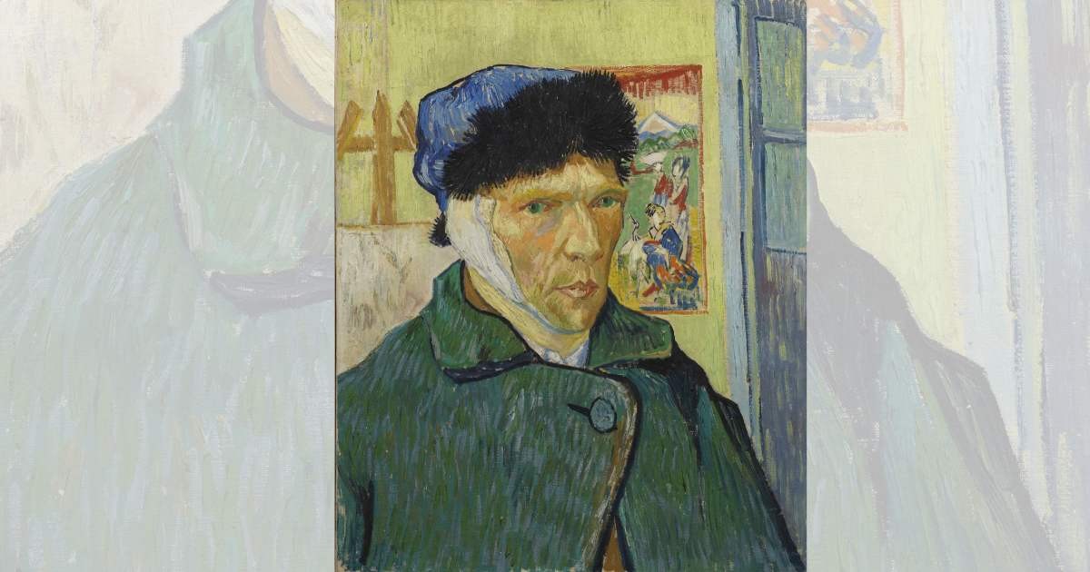 Image Source: Autoportrait à l'oreille bandée (Self-Portrait with Bandaged Ear), 1889. Found in the Collection of Courtauld Institute of Art, London. Artist Gogh, Vincent, van (1853-1890). (Photo by Heritage Images/Getty Images)