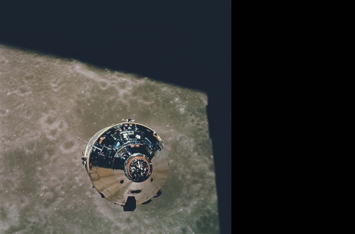 Image Source: The Apollo 10 Command Module in orbit around the Moon, during NASA's Apollo 10 mission, May 1969. (Photo by Space Frontiers/Getty Images)