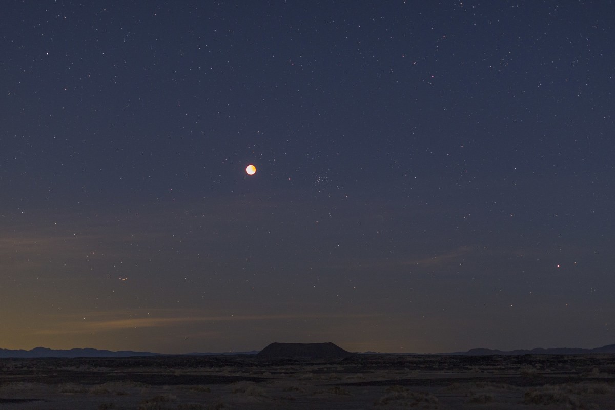 Representative Image Source: The so-called 'super blue blood moon' seen above Amboy Crater. (Photo by David McNew/Getty Images)