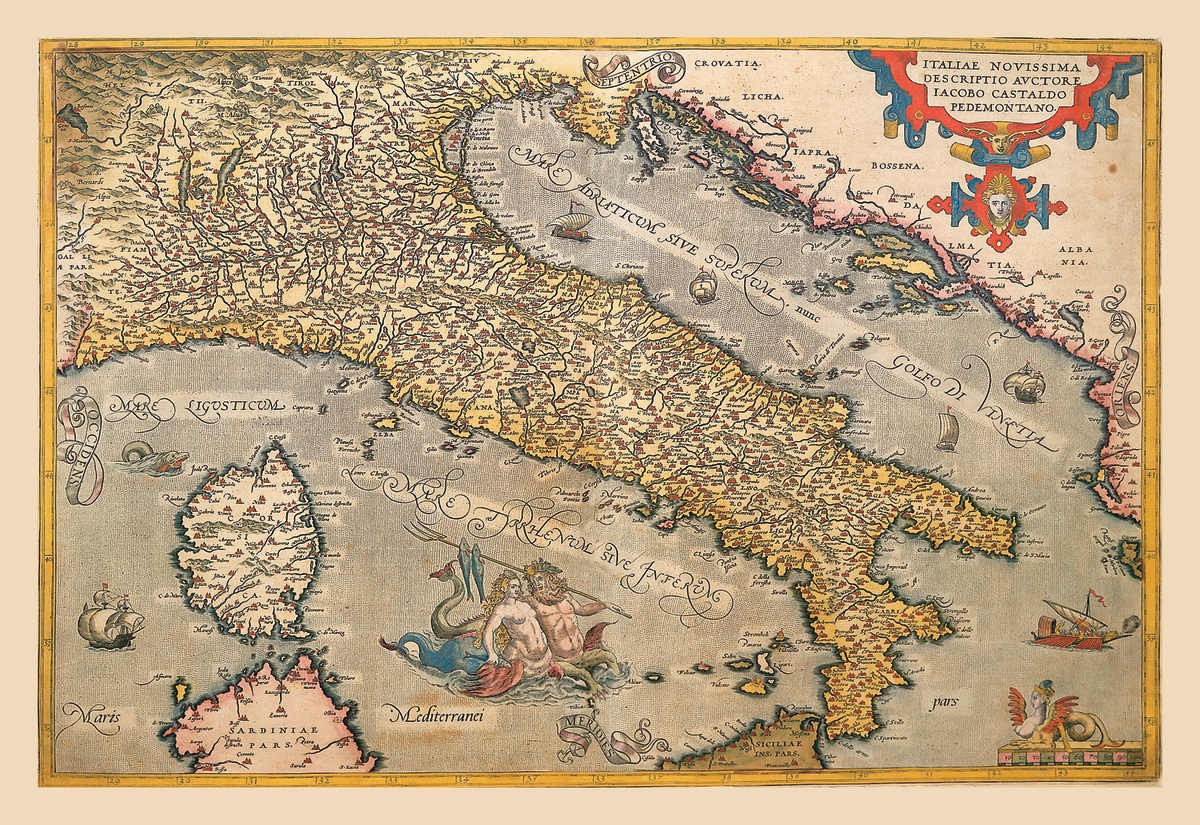 Representative Image Source: CIRCA 1602: Map of Italy (Photo by Buyenlarge/Getty Images)