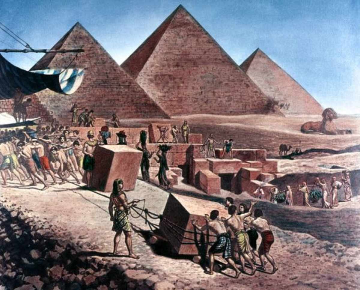 Representative Image Source: ILLUSTRATION SEVEN WONDERS OF THE ANCIENT WORLD 2150 BC PYRAMIDS OF EGYPT SLAVES WORKERS MOVING LARGE STONES UP RAMP (Photo by Sipley/ClassicStock/Getty Images)