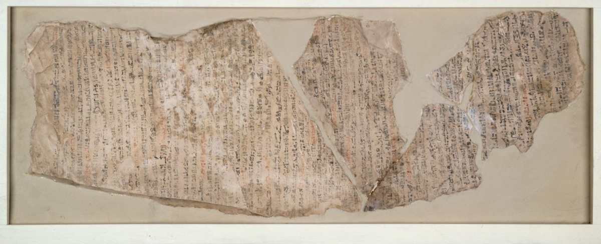 Representative Image Source: Ostracon, inscribed in hieratic in black and red with a large part of the story of Sinuhe, XIXth Dynasty (circa 1292 BC-circa 1190 BC). (Photo by Ashmolean Museum/Heritage Images/Getty Images)