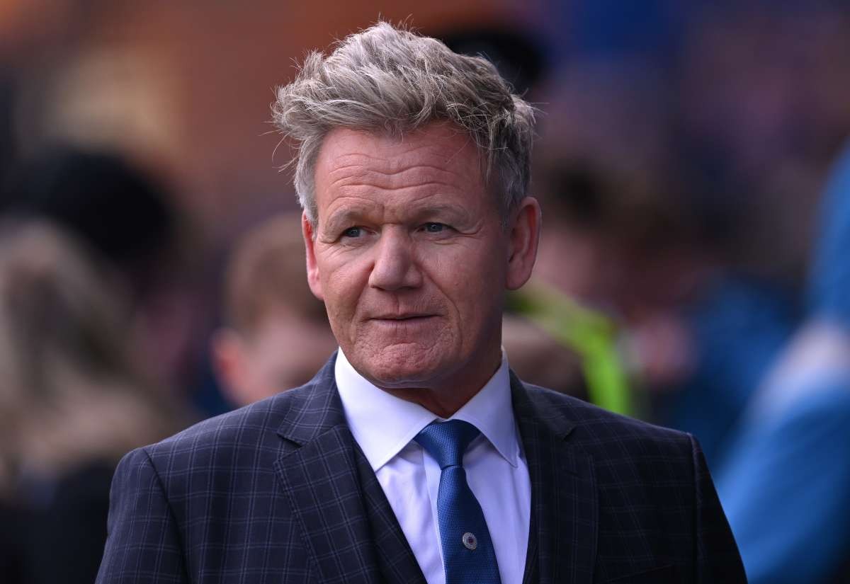 Image Source: Celebrity Television Chef and former Rangers player, Gordon Ramsay pictured during the Cinch Scottish Premiership match in Scotland. (Photo by Stu Forster/Getty Images) (Photo by Stu Forster/Getty Images)