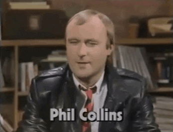 Phil Collins 80s GIF.