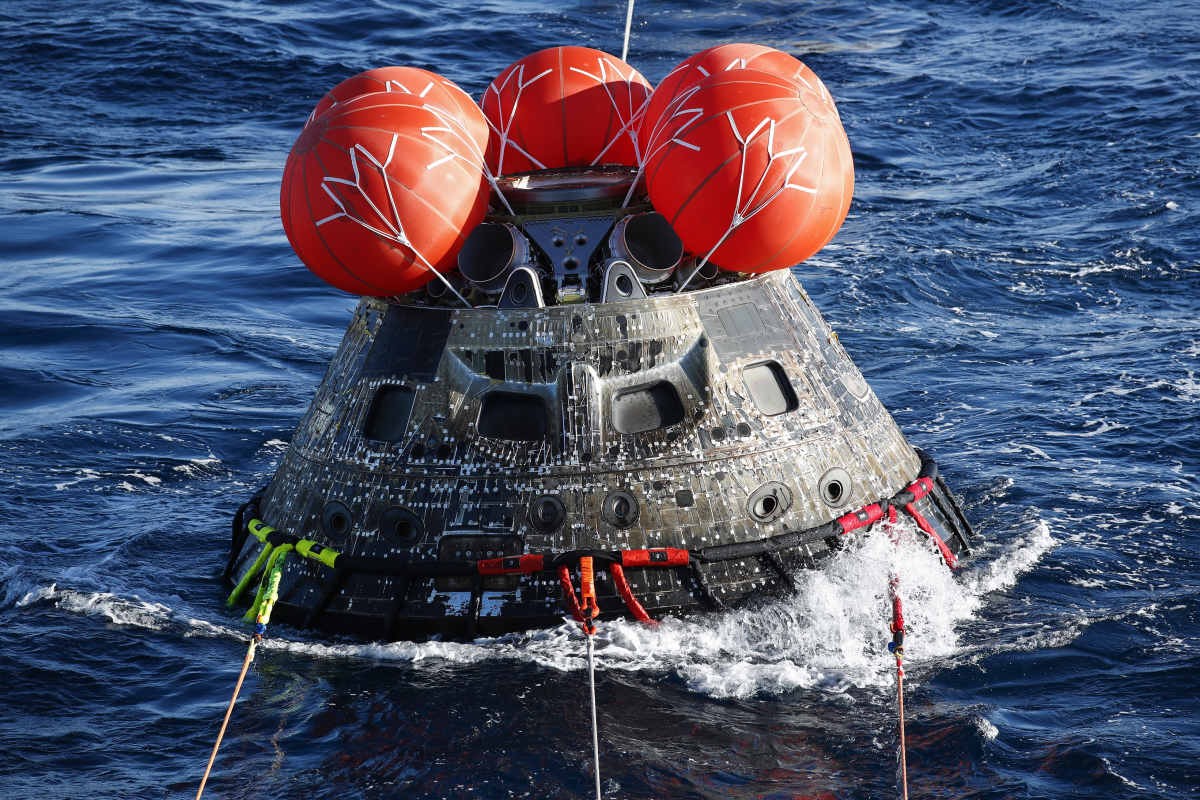 Representative Image Source: NASA's Orion Capsule Splashes Down In The Pacific After Successful Uncrewed Artemis (Photo by Caroline Brehman-Pool/Getty Images)