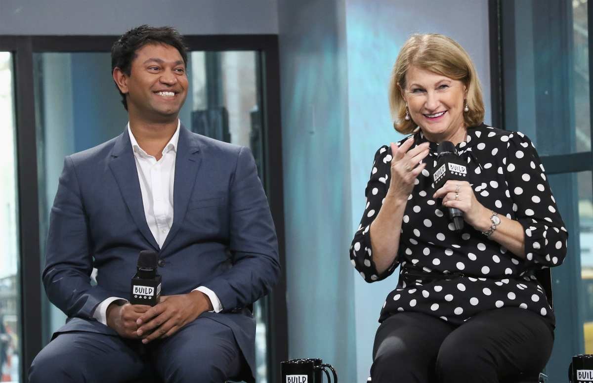 Image Source: Saroo Brierley and Sue Brierley attend the Build series to discuss