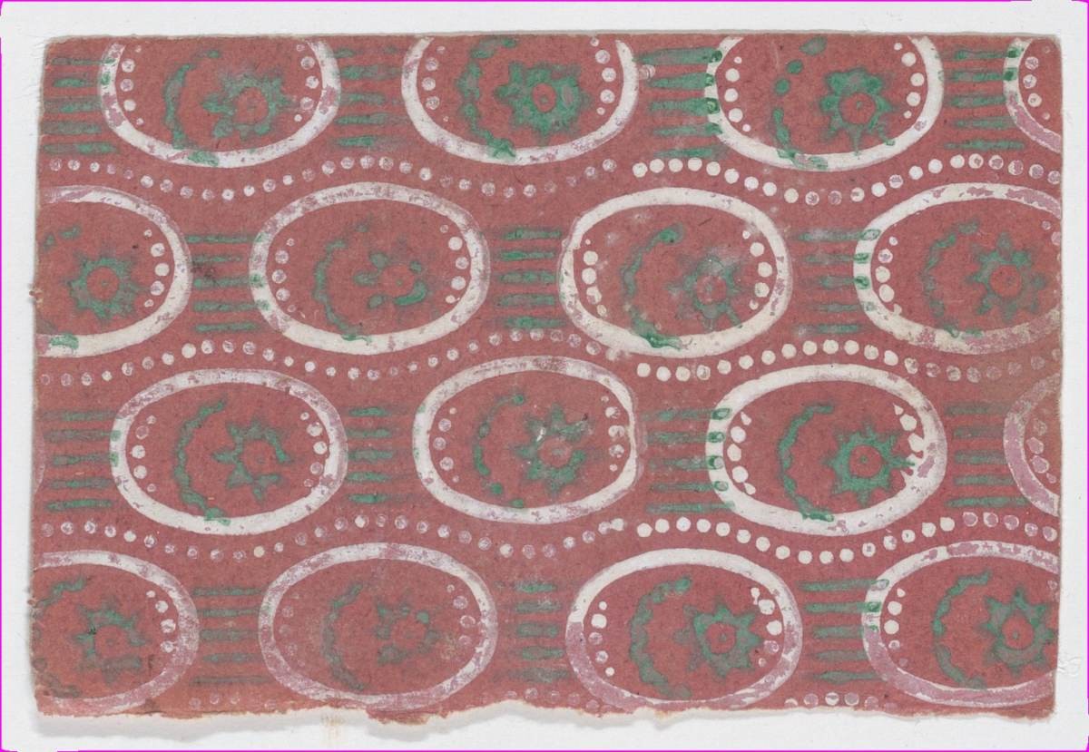 Representative Image Source: Sheet with oval and dot pattern, 19th century. Artist Anon. (Photo by Heritage Art/Heritage Images via Getty Images)
