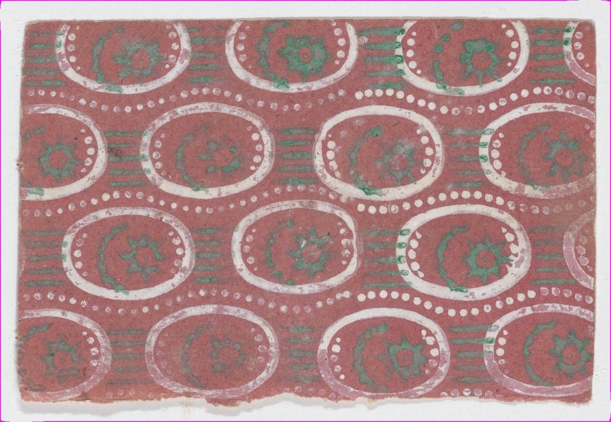 Representative Image Source: Sheet with oval and dot pattern, 19th century. Artist Anon. (Photo by Heritage Art/Heritage Images via Getty Images)