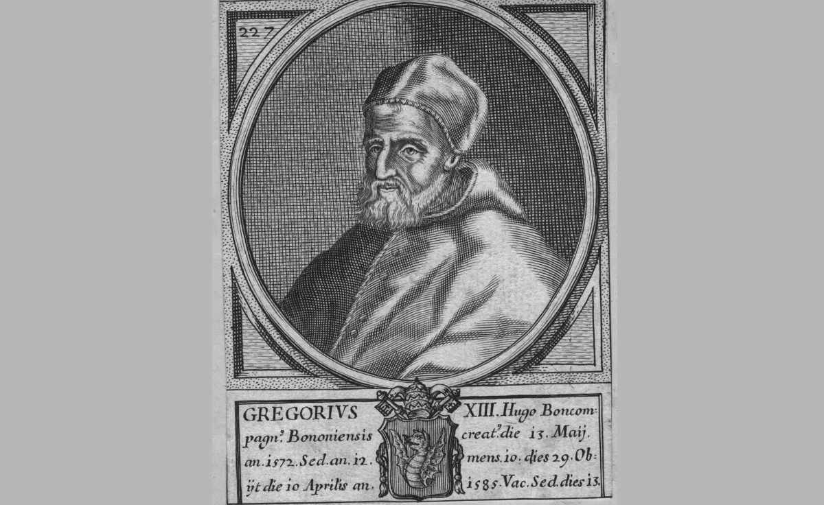 Image Source: Circa 1583, Pope Gregory XIII (1502 - 1585) who introduced the reformed Gregorian calendar. (Photo by Hulton Archive/Getty Images)