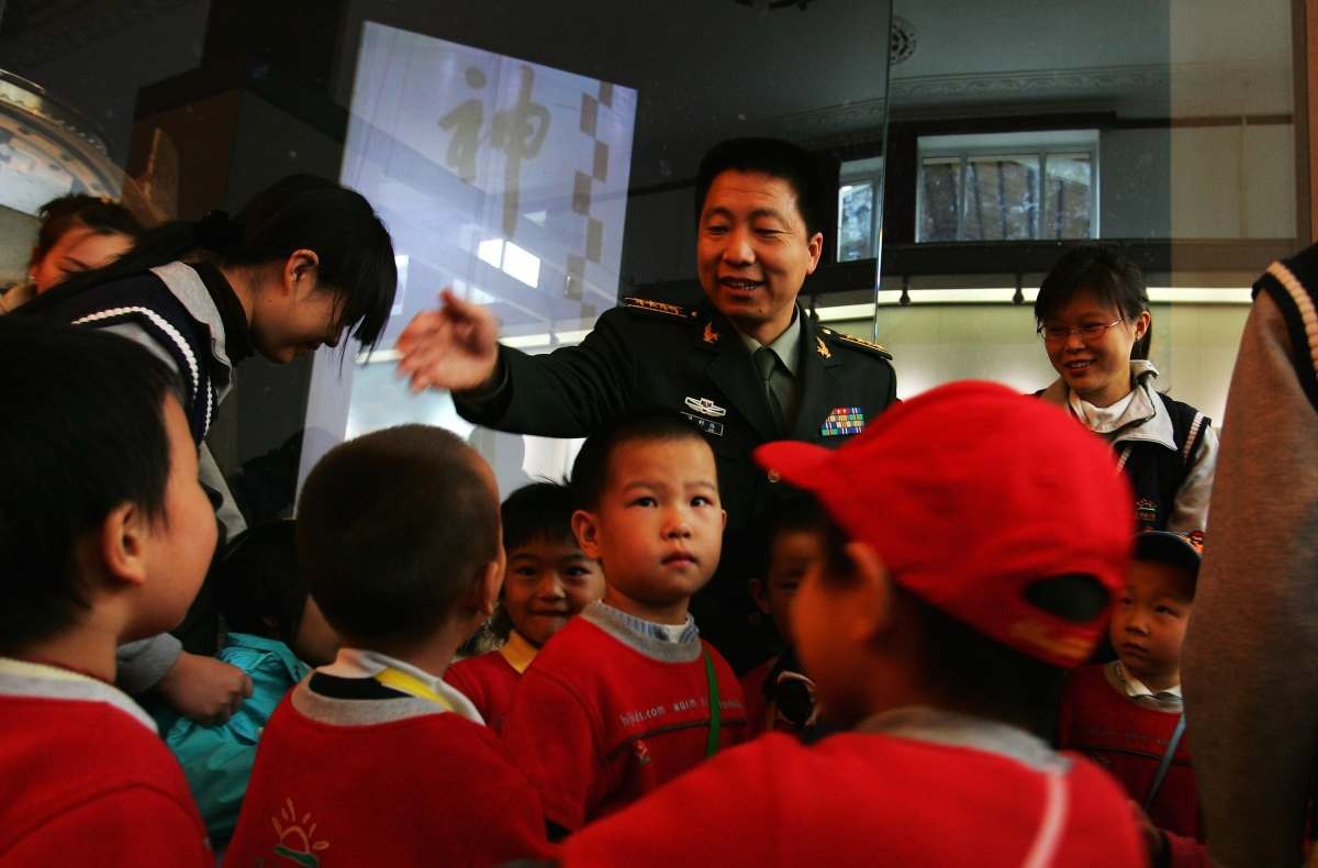 Representative Image Source: China's first astronaut in space, looks at children as he visits an exhibition promoting the five-yearly Chinese Communist Party Congress in Beijing, China. (Photo by Guang Niu/Getty Images)