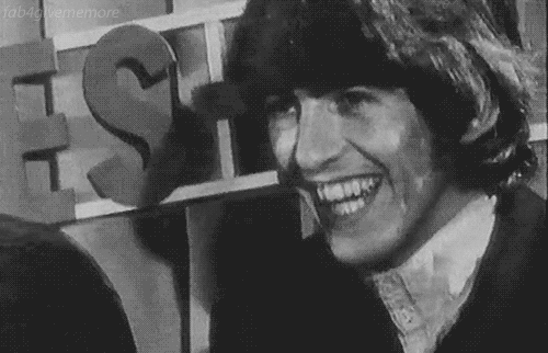 The Beatles Smile GIF.