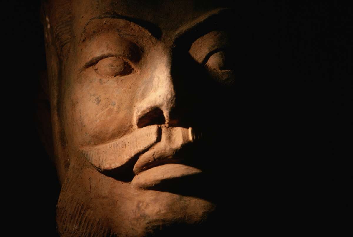 Image Source: Face of a Soldier Figure from the Army of Qin Shi-huang-di (Getty Images)