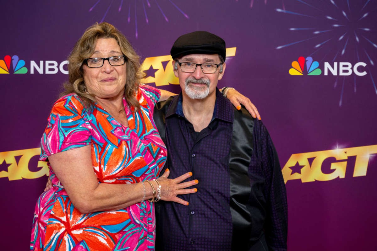 Image Source: Singer Richard Goodall (R) and Angie Vanoven on August 13, 2024 in Pasadena, California. (Photo by Amanda Edwards/Getty Images)