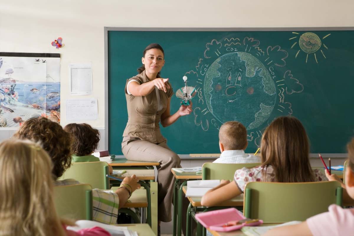 Representative Image Source: Teacher and class (Getty Images)