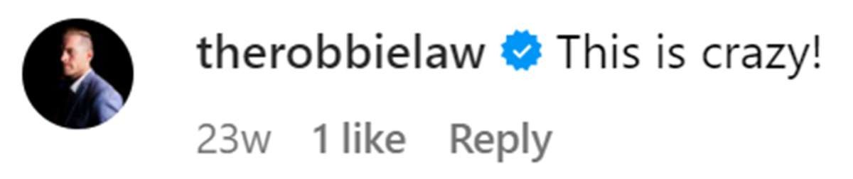 Image Source: Instagram | @therobbielaw