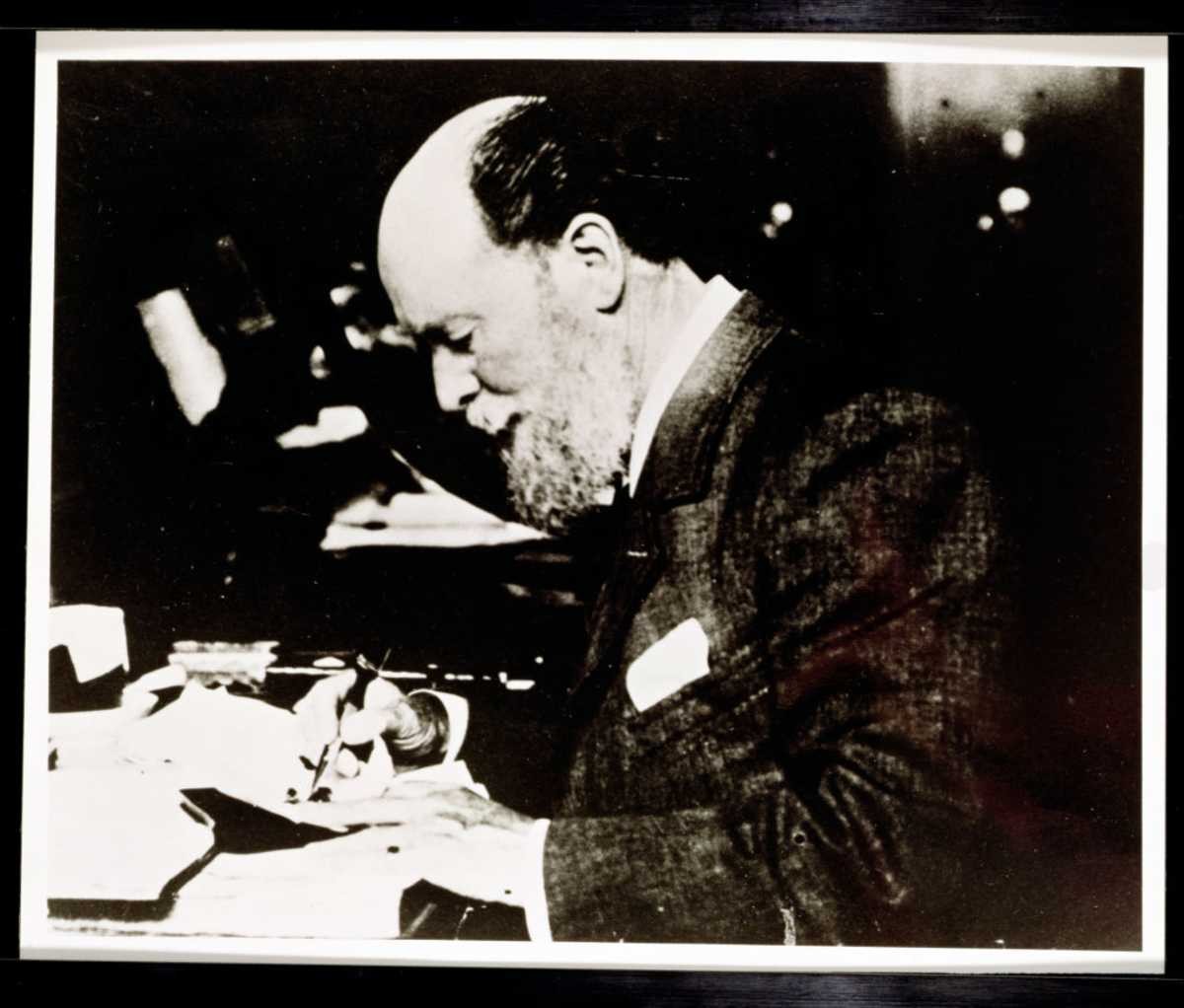 Image Source: Carl Faberge, Russian jeweller and goldsmith, at work, 20th century. (Photo by Historica Graphica Collection/Heritage Images/Getty Images)