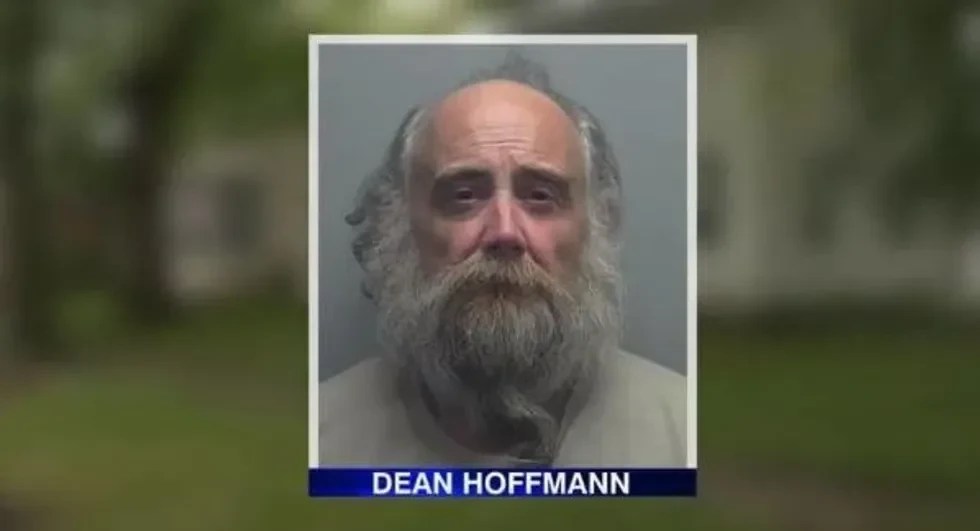 Dean Hoffman in his mugshot.